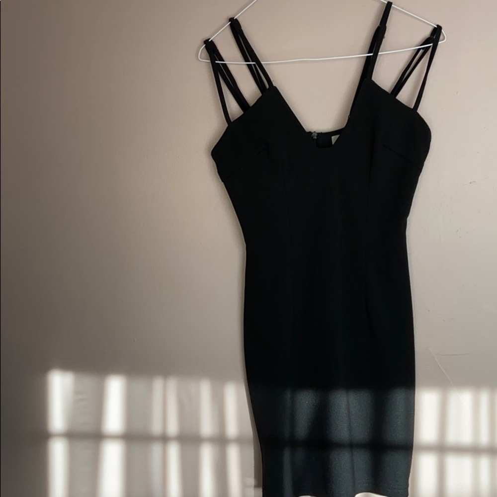 Tobi black mini dress